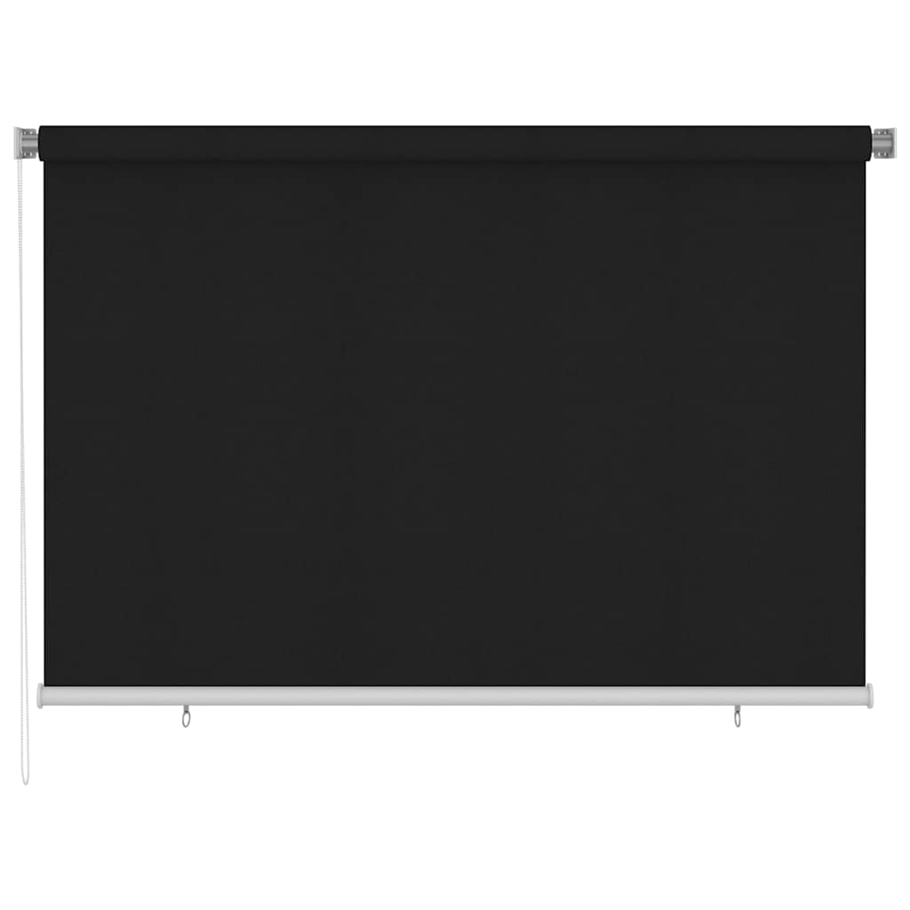 Außenrollo 225 (B)x140 (H) cm Schwarz