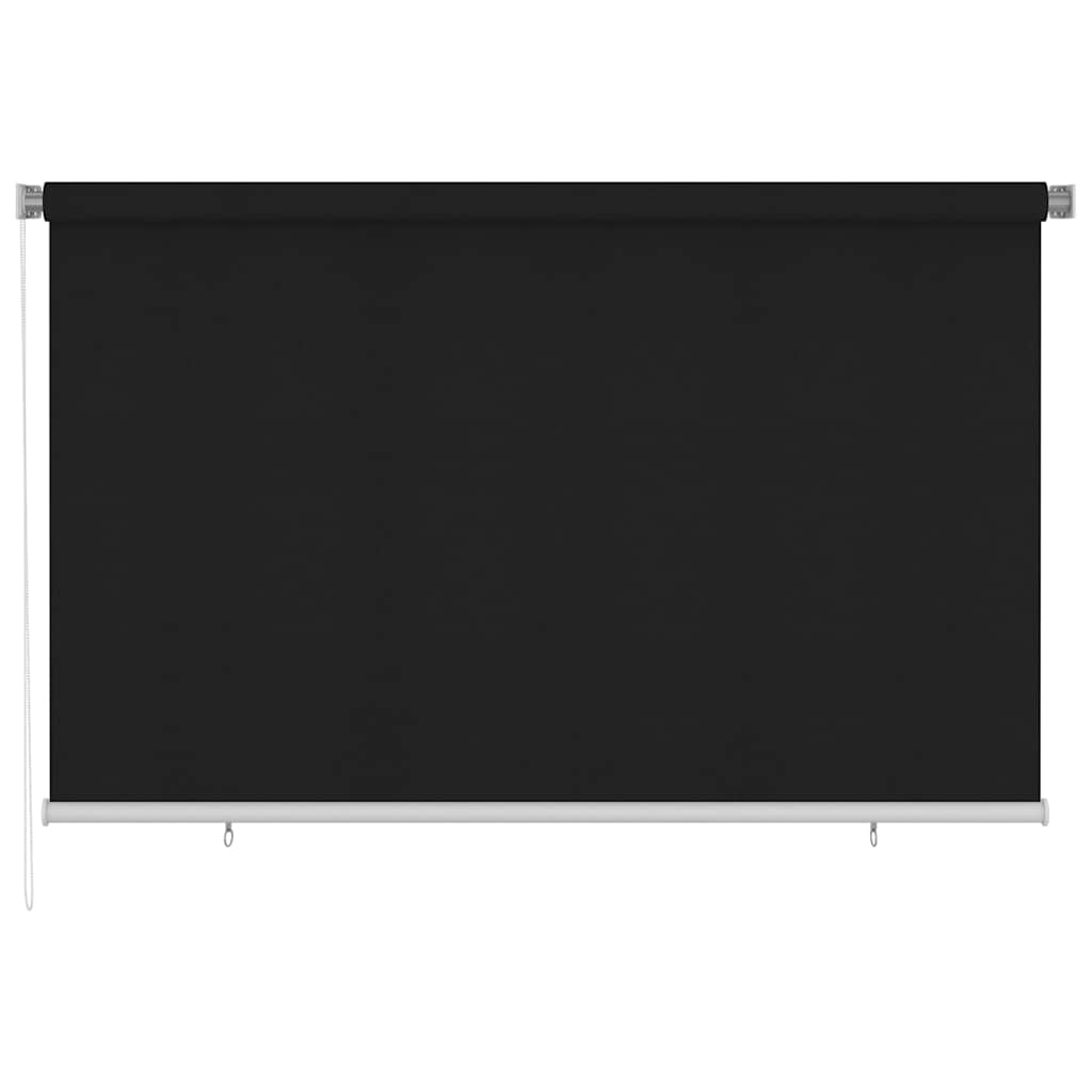 Außenrollo 240x140 cm Schwarz