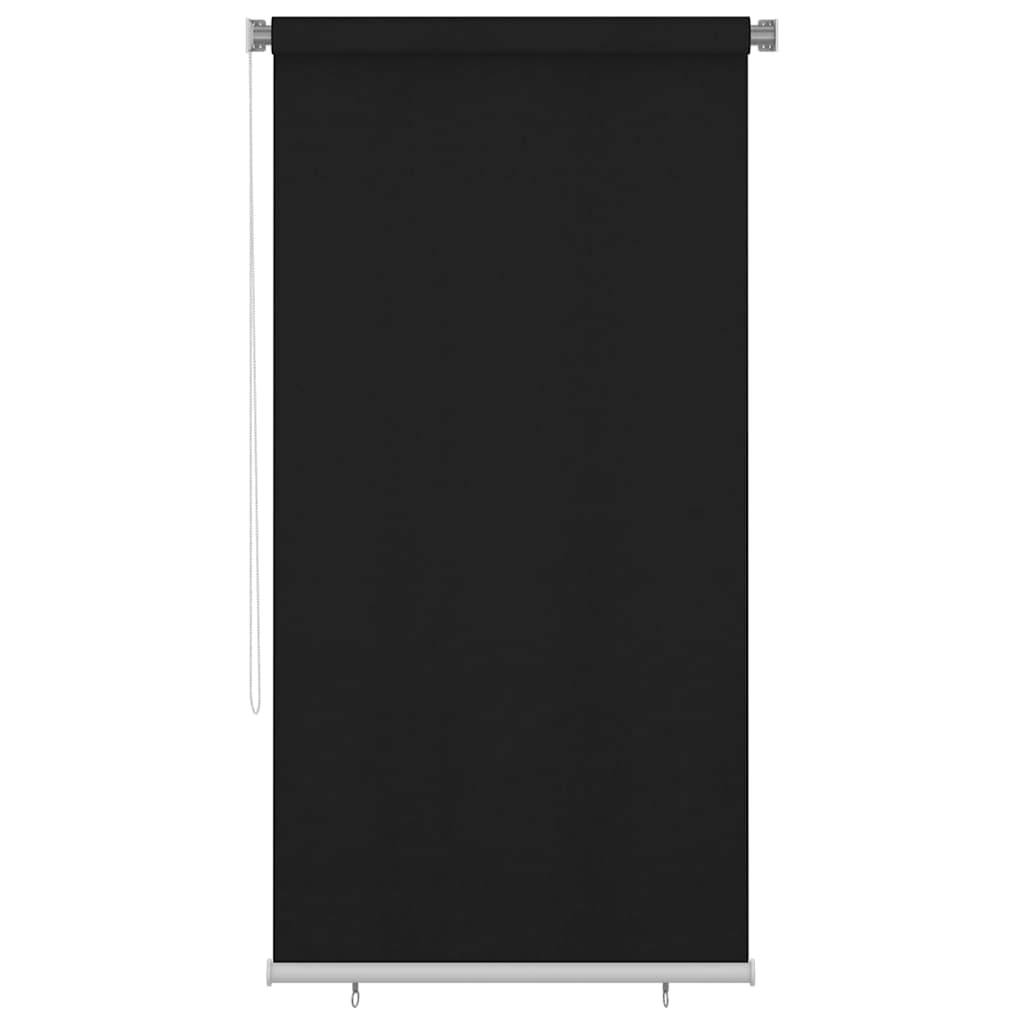 Außenrollo 120x230 cm Schwarz