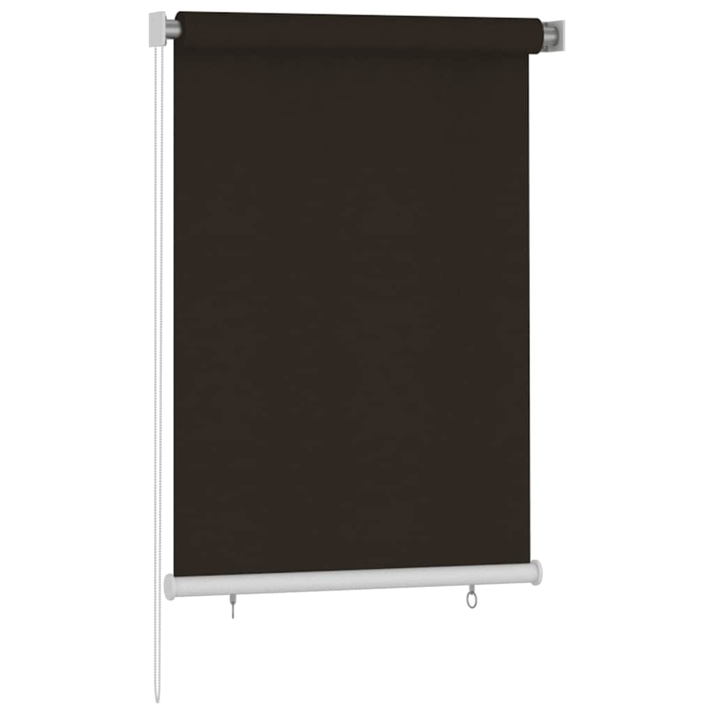 Außenrollo 105 (B) x 140 (H) cm Braun HDPE