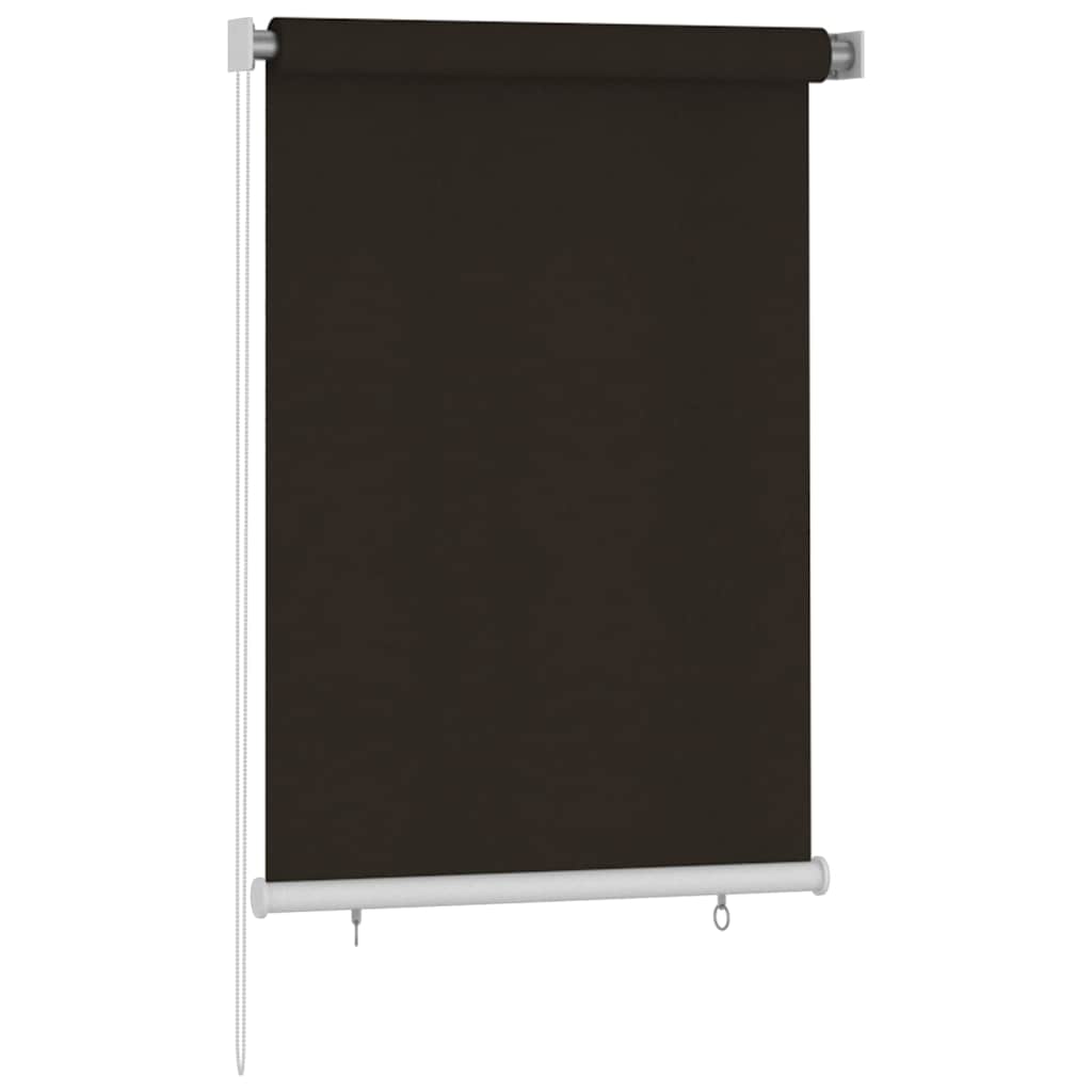 Außenrollo 105 (B)x140 (H) cm Braun HDPE