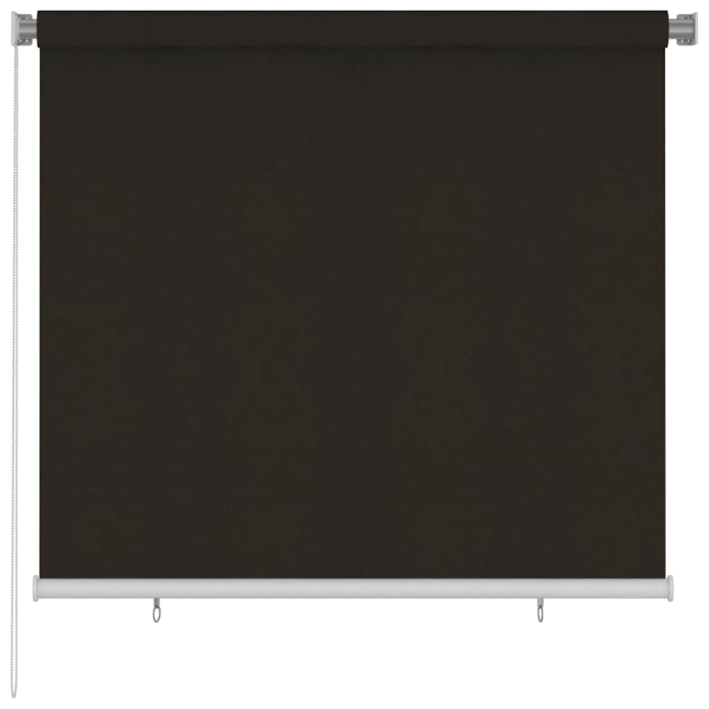 Außenrollo 165 (B) x 140 (H) cm Braun HDPE