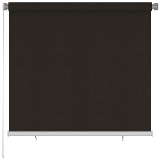 Außenrollo 165 (B) x 140 (H) cm Braun HDPE