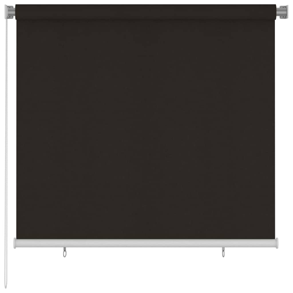 Außenrollo 165 (B)x140 (H) cm Braun HDPE