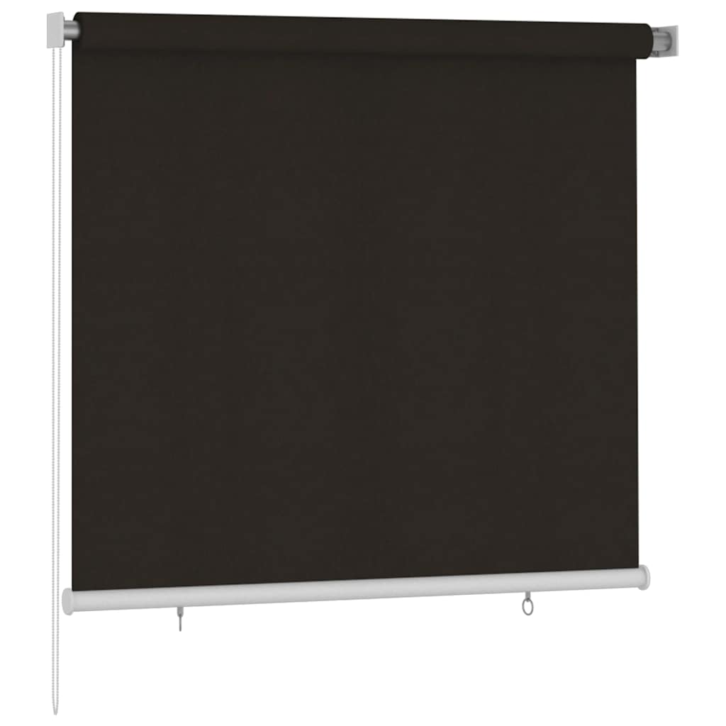 Außenrollo 165 (B) x 140 (H) cm Braun HDPE
