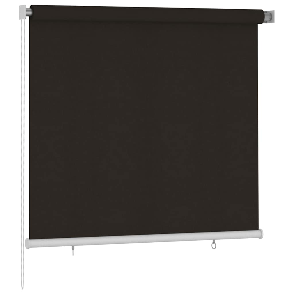 Außenrollo 165 (B)x140 (H) cm Braun HDPE