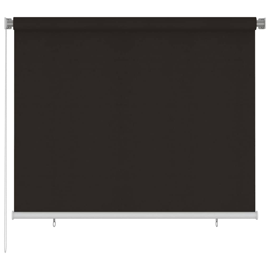 Außenrollo 185 (B) x 140 (H) cm Braun HDPE