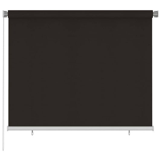 Außenrollo 185 (B) x 140 (H) cm Braun HDPE