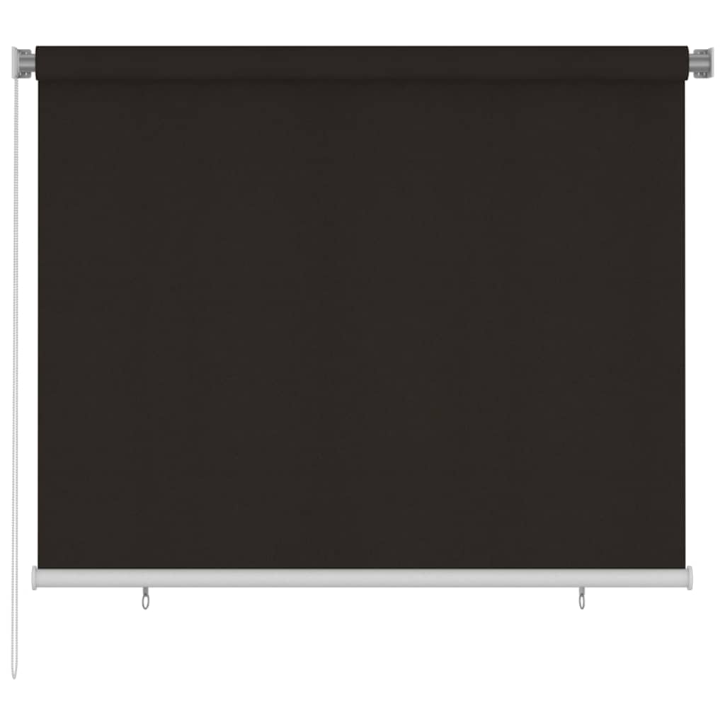 Außenrollo 185 (B)x140 (H) cm Braun HDPE