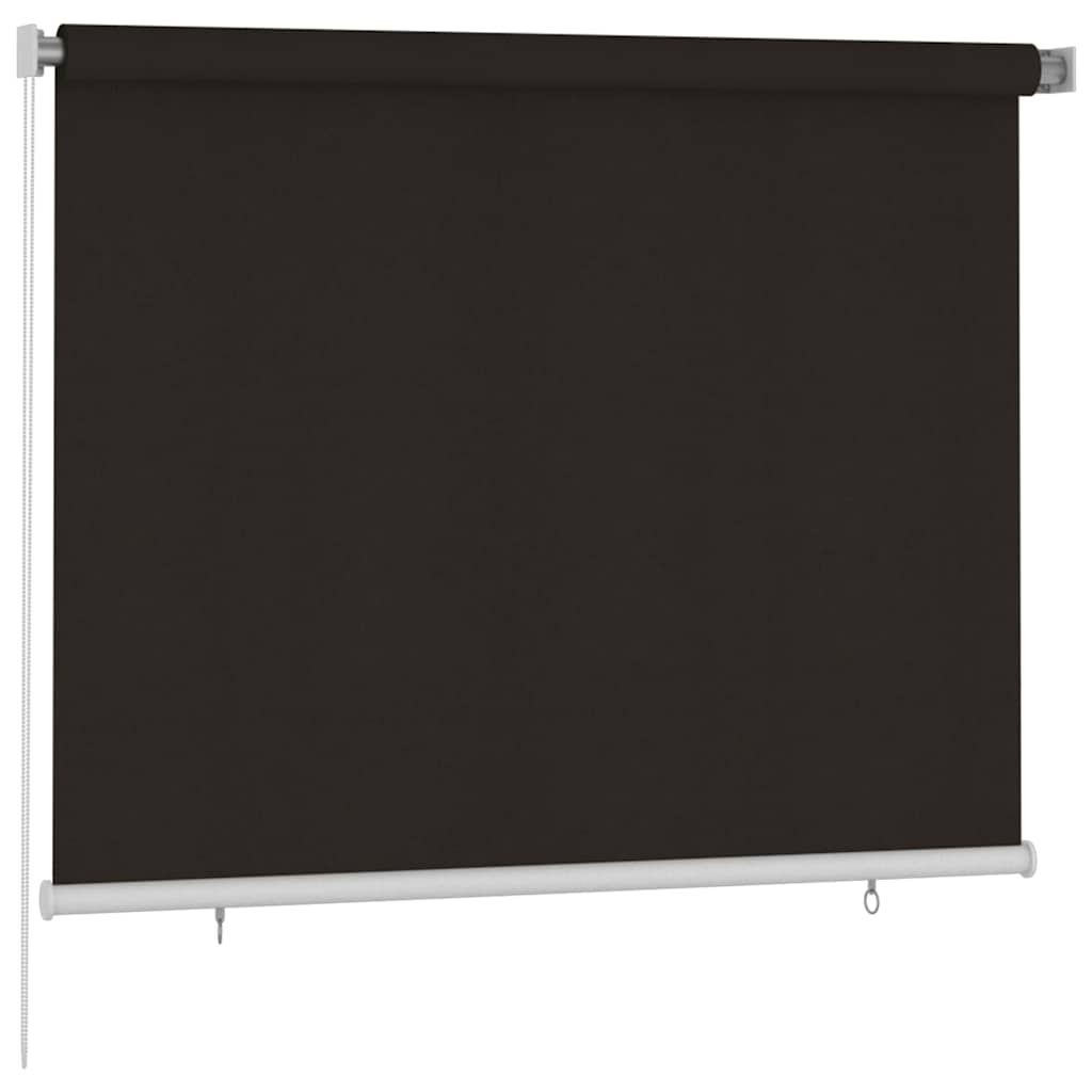 Außenrollo 185 (B)x140 (H) cm Braun HDPE