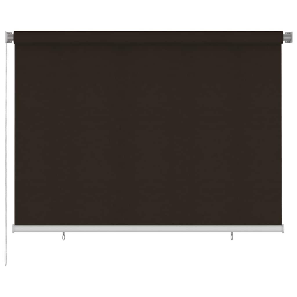 Außenrollo 205 (B) x 140 (H) cm Braun HDPE