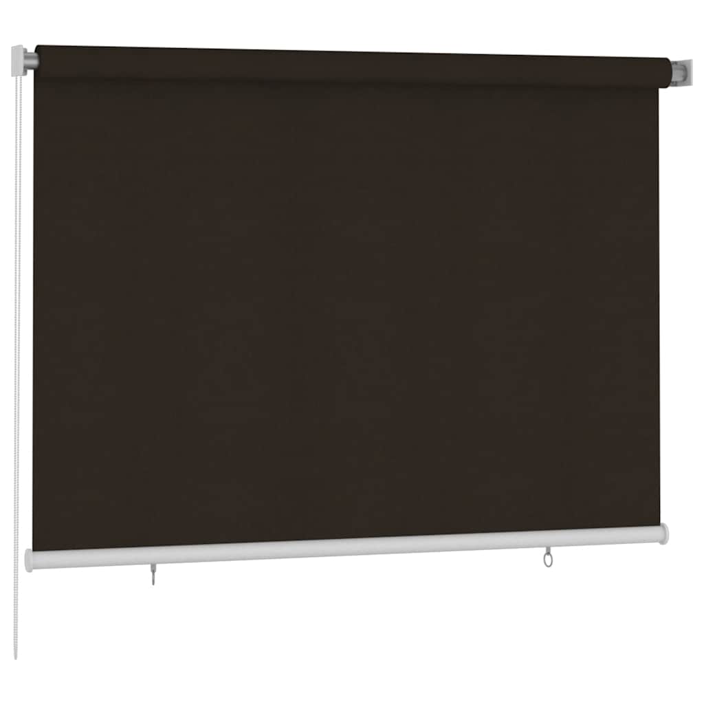 Außenrollo 205 (B) x 140 (H) cm Braun HDPE