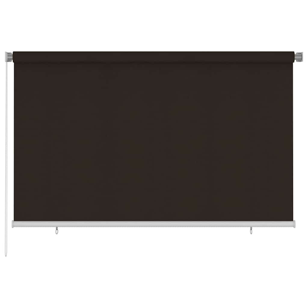 Außenrollo 245 (B) x 140 (H) cm Braun HDPE