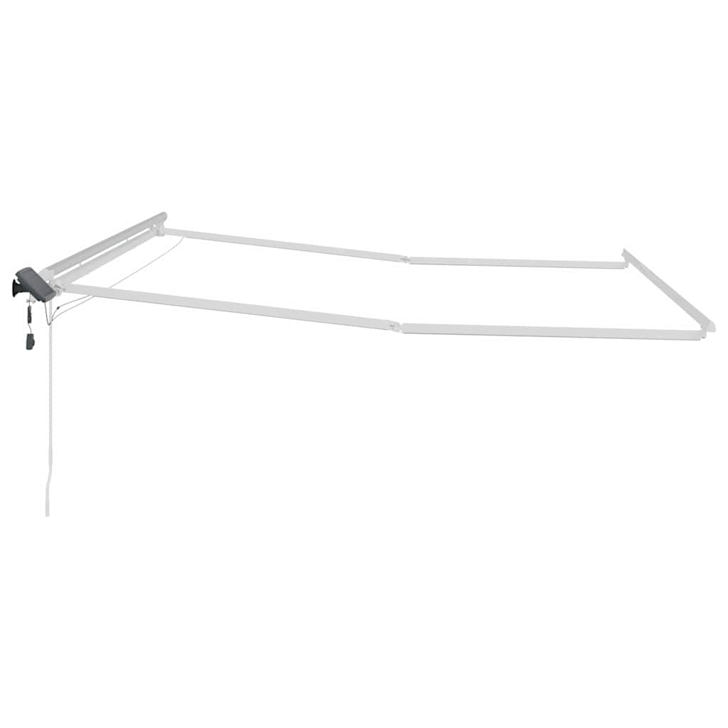 Markisenrahmen Weiß 500 x 300 cm Aluminium