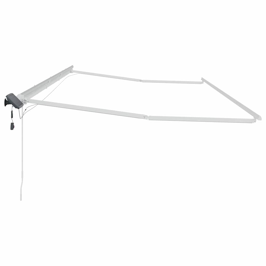 Markisenrahmen Weiß 600 x 300 cm Aluminium