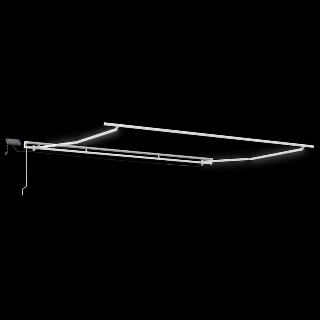 Markisenrahmen Weiß 500 x 350 cm Aluminium