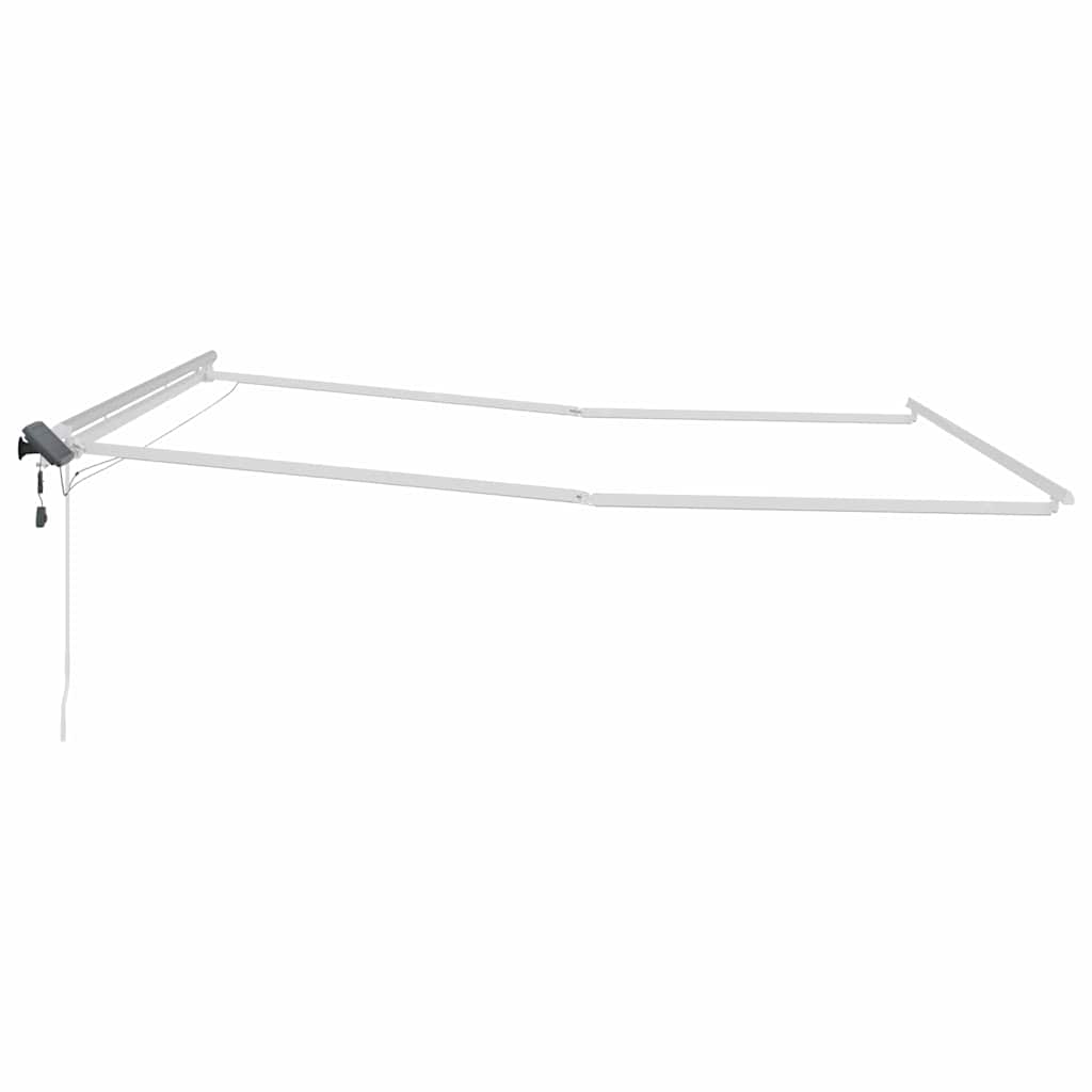 Markisenrahmen Weiß 500 x 350 cm Aluminium
