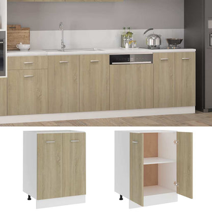 Unterschrank Lyon Sonoma-Eiche 60x46x81,5 cm Holzwerkstoff