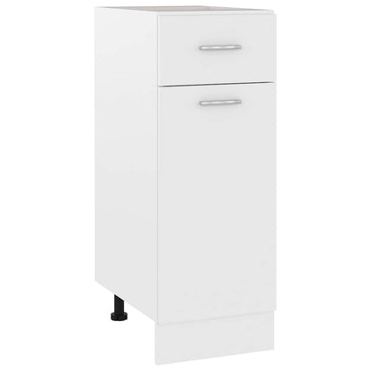 Schubunterschrank Lyon Weiß 30x46x81,5 cm Holzwerkstoff
