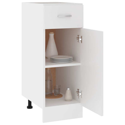 Schubunterschrank Lyon Weiß 30x46x81,5 cm Holzwerkstoff