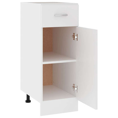 Schubunterschrank Lyon Weiß 30x46x81,5 cm Holzwerkstoff
