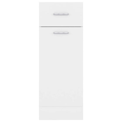 Schubunterschrank Lyon Weiß 30x46x81,5 cm Holzwerkstoff