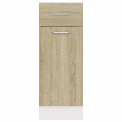 Schubunterschrank Lyon Sonoma-Eiche 30x46x81,5 cm Holzwerkstoff