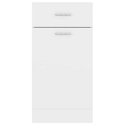 Schubunterschrank Lyon Weiß 40x46x81,5 cm Holzwerkstoff