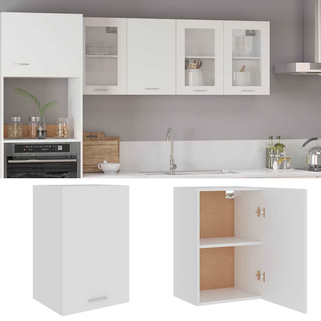 Hängeschrank Lyon Weiß 39,5x31x60 cm Holzwerkstoff