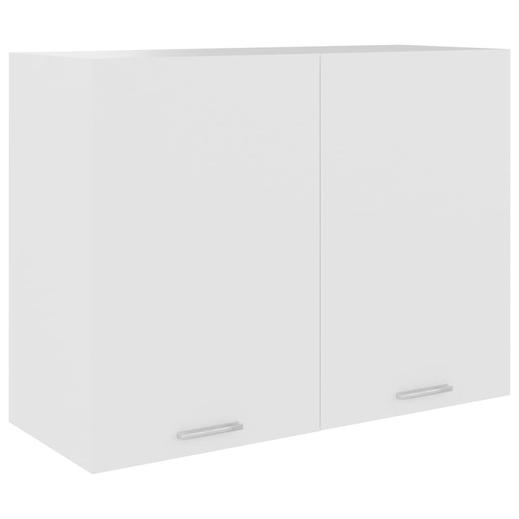 Hängeschrank Lyon Weiß 80x31x60 cm Holzwerkstoff