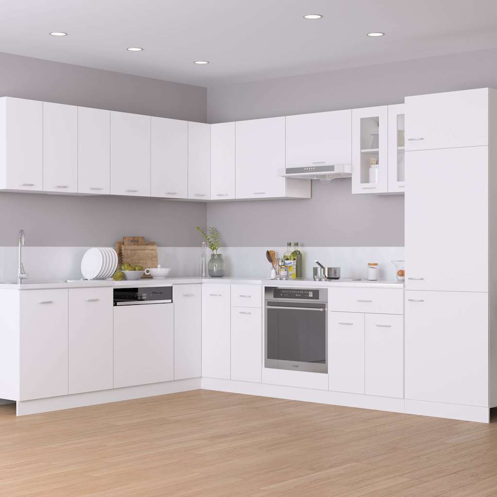 Hängeschrank Lyon Weiß 80x31x60 cm Holzwerkstoff