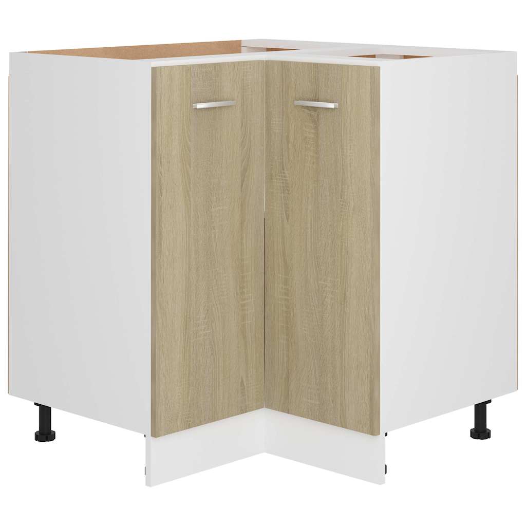 Eckunterschrank Lyon Sonoma-Eiche 75,5x75,5x81,5 cm Holzwerkstoff