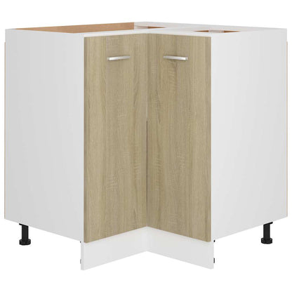 Eckunterschrank Lyon Sonoma-Eiche 75,5x75,5x81,5 cm Holzwerkstoff