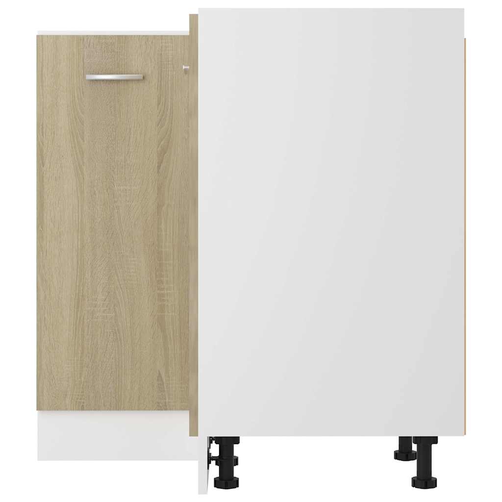 Eckunterschrank Lyon Sonoma-Eiche 75,5x75,5x81,5 cm Holzwerkstoff