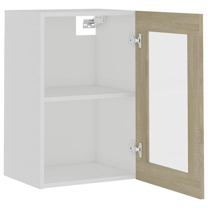 Hängeglasschrank Lyon Sonoma-Eiche 40x31x60 cm Holzwerkstoff