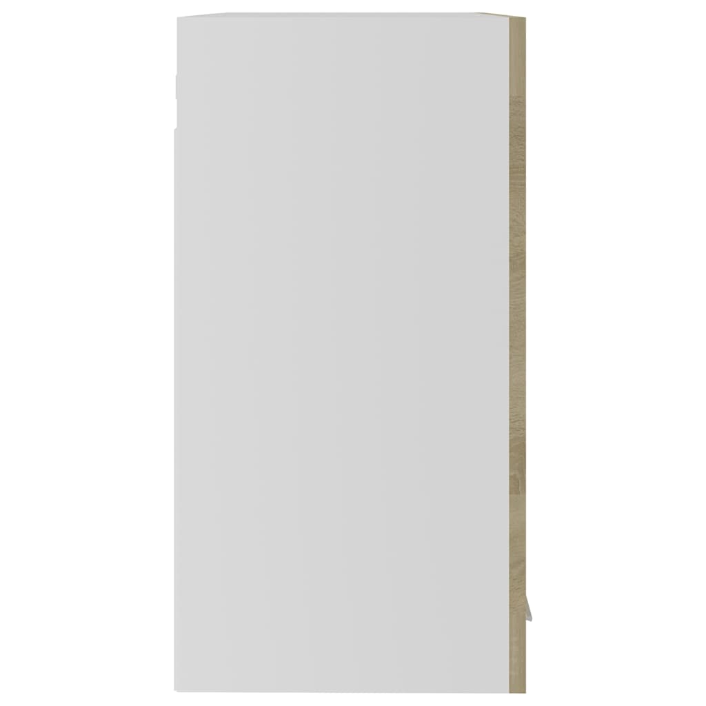 Hängeglasschrank Lyon Sonoma-Eiche 60x31x60 cm Holzwerkstoff