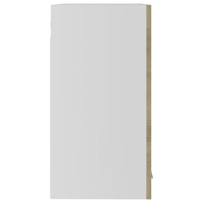 Hängeglasschrank Lyon Sonoma-Eiche 60x31x60 cm Holzwerkstoff
