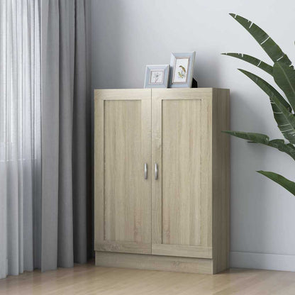 Bücherschrank Sonoma-Eiche 82,5x30,5x115 cm Holzwerkstoff
