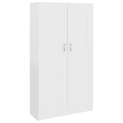 Bücherschrank Weiß 82,5x30,5x150 cm Holzwerkstoff