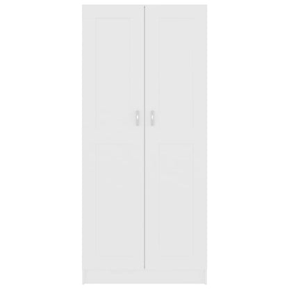 Bücherschrank Weiß 82,5x30,5x185,5 cm Holzwerkstoff