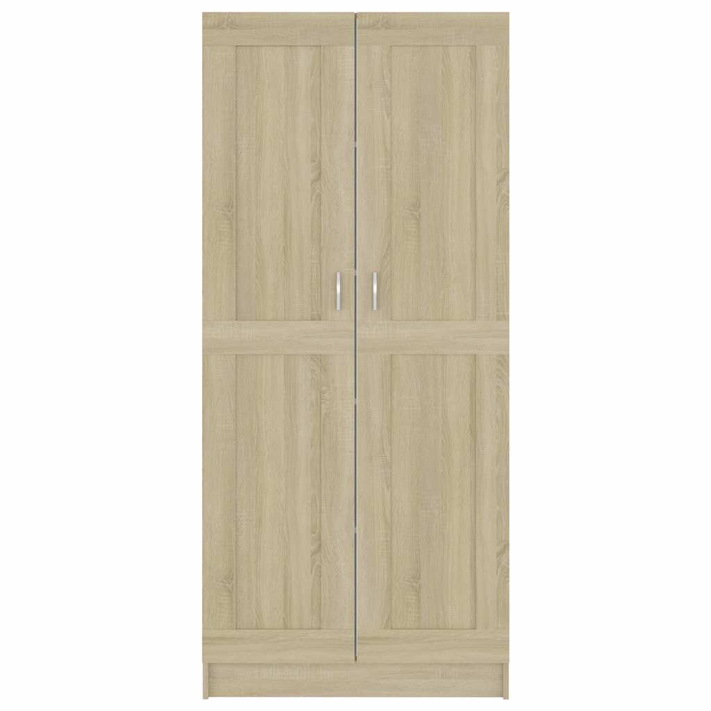 Bücherschrank Sonoma-Eiche 82,5x30,5x185,5 cm Holzwerkstoff