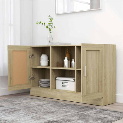 Sideboard Sonoma-Eiche 120x30,5x70 cm Holzwerkstoff