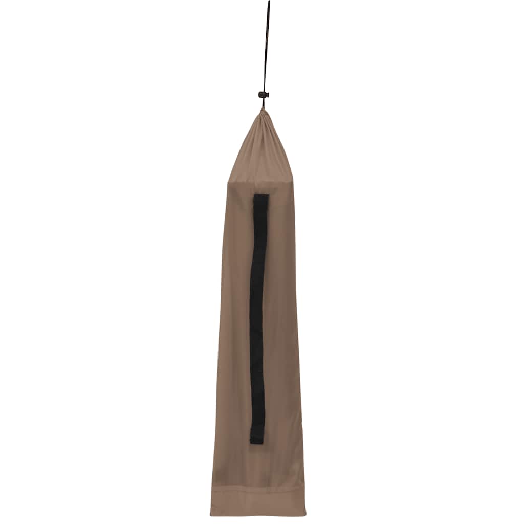Campingbett 180x60x19 cm Oxford-Gewebe und Stahl Taupe