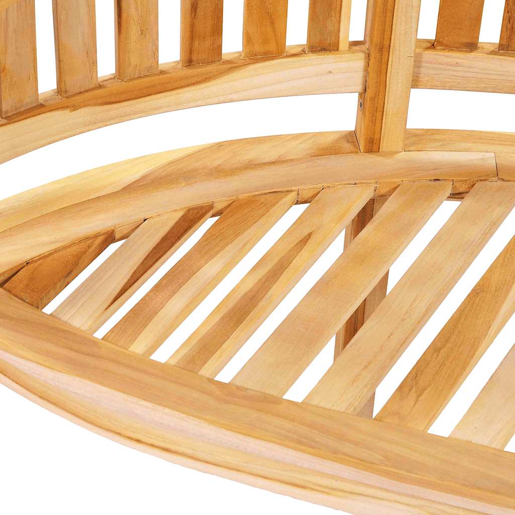 Bananenbank 200 cm Massivholz Teak