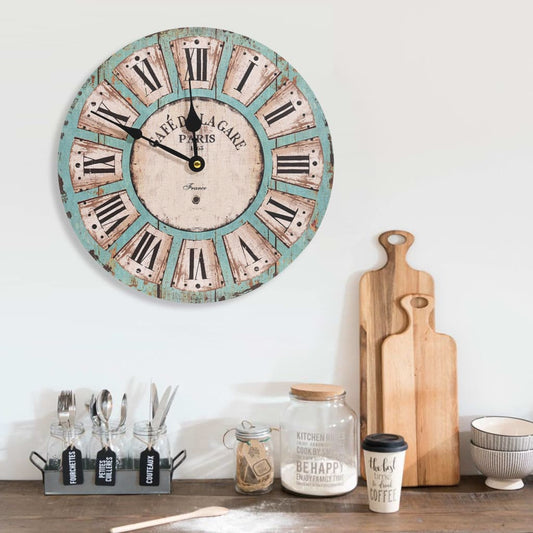 Wanduhr Mehrfarbig 30 cm MDF