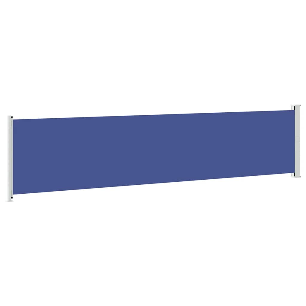 Seitenmarkise Ausziehbar 140x600 cm Blau