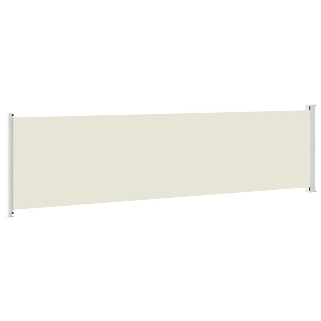 Seitenmarkise Ausziehbar 600x160 cm Creme
