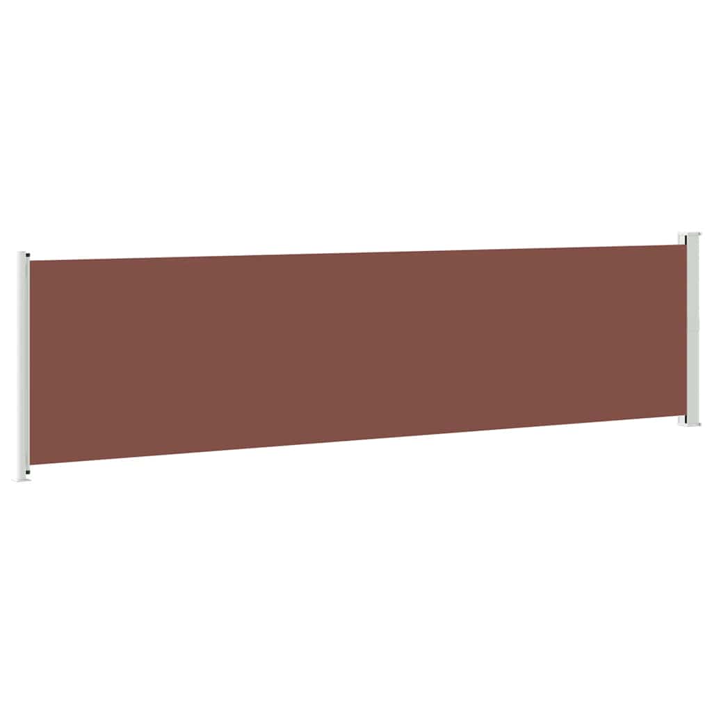 Seitenmarkise Ausziehbar 614x160 cm Braun