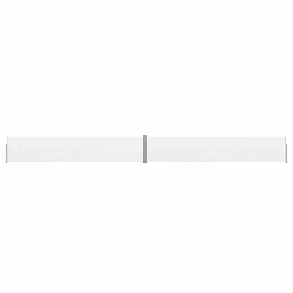Ausziehbare Seitenmarkise 140x1200 cm Creme