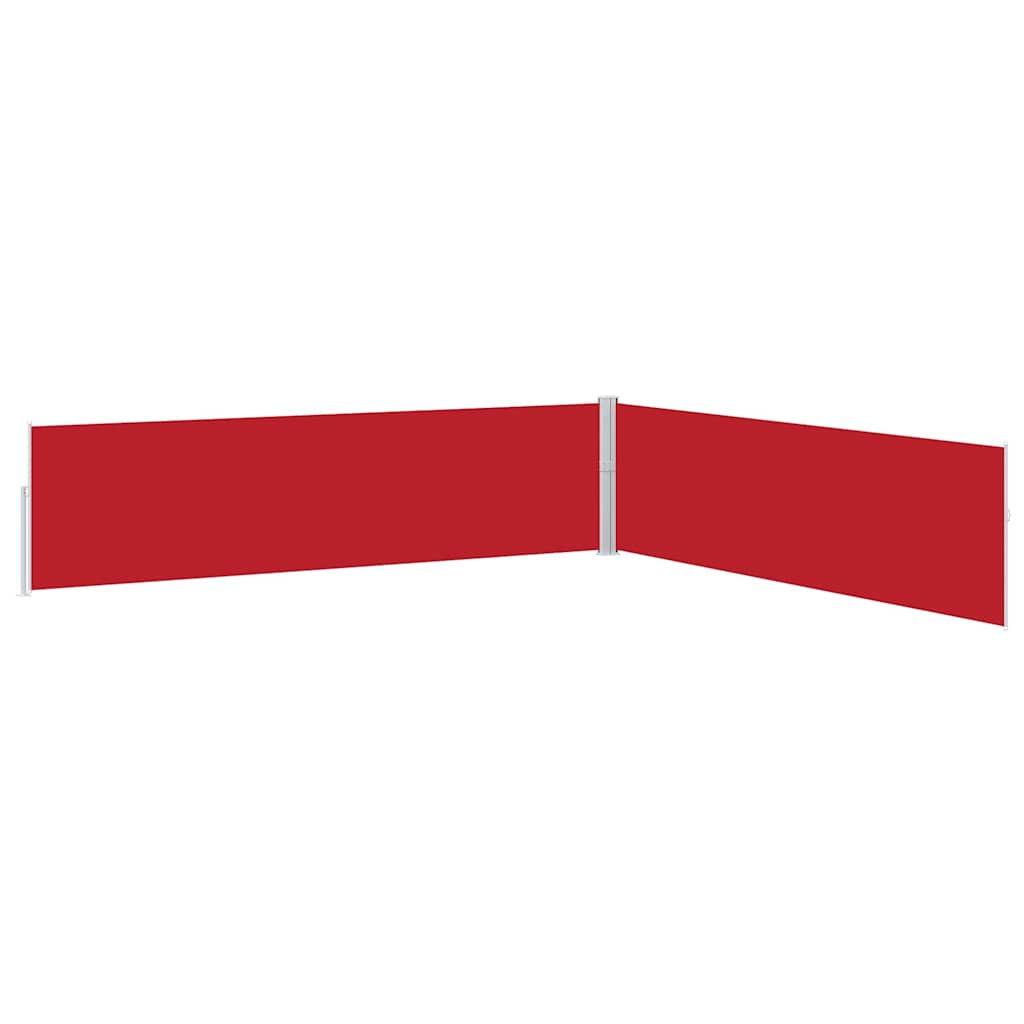Ausziehbare Seitenmarkise 170x1200 cm Rot